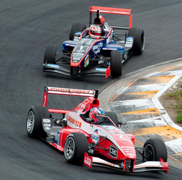 Nick Cassidy in control at Hampton Downs